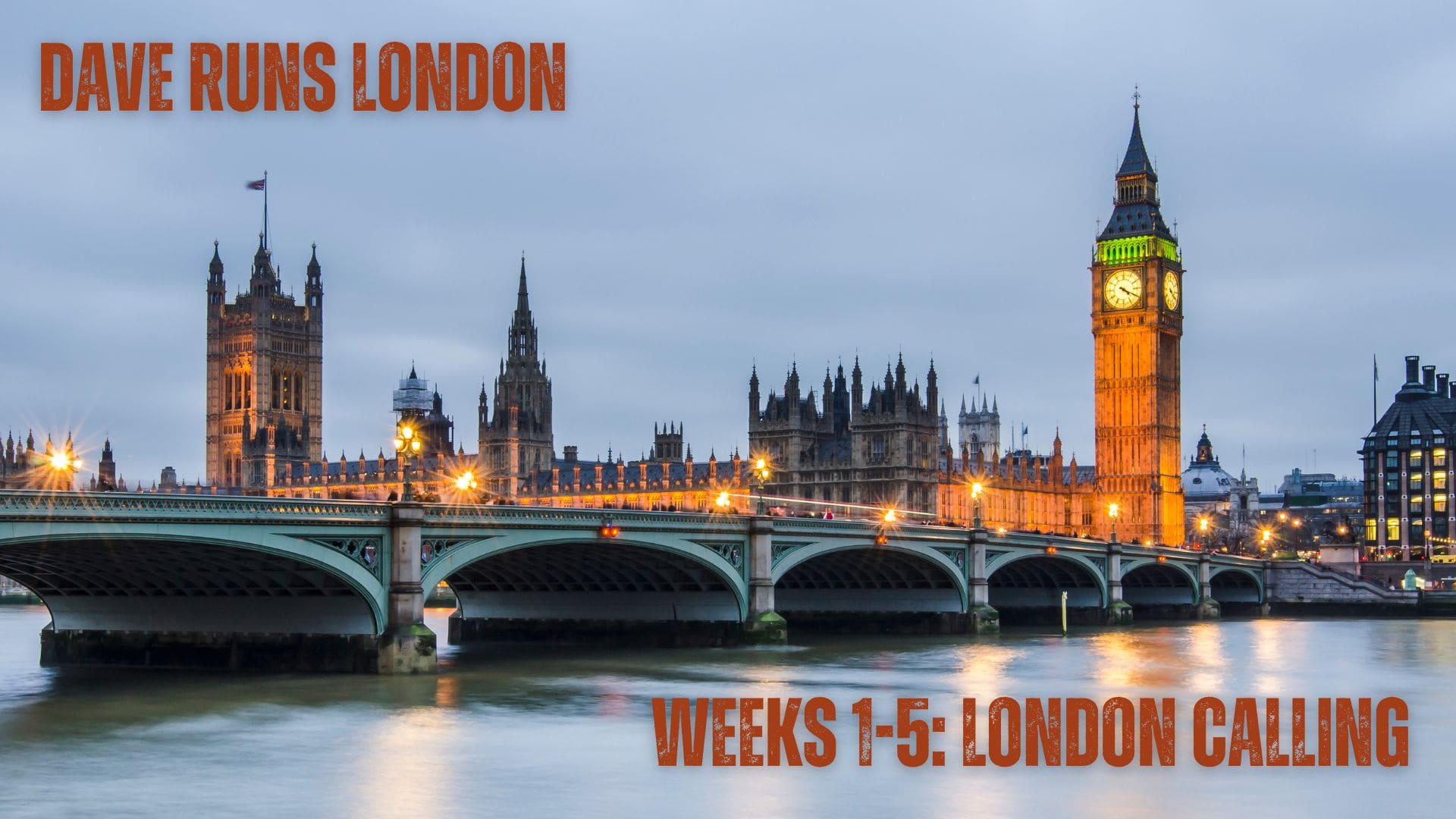 You are currently viewing London Marathon Training Weeks 1-5