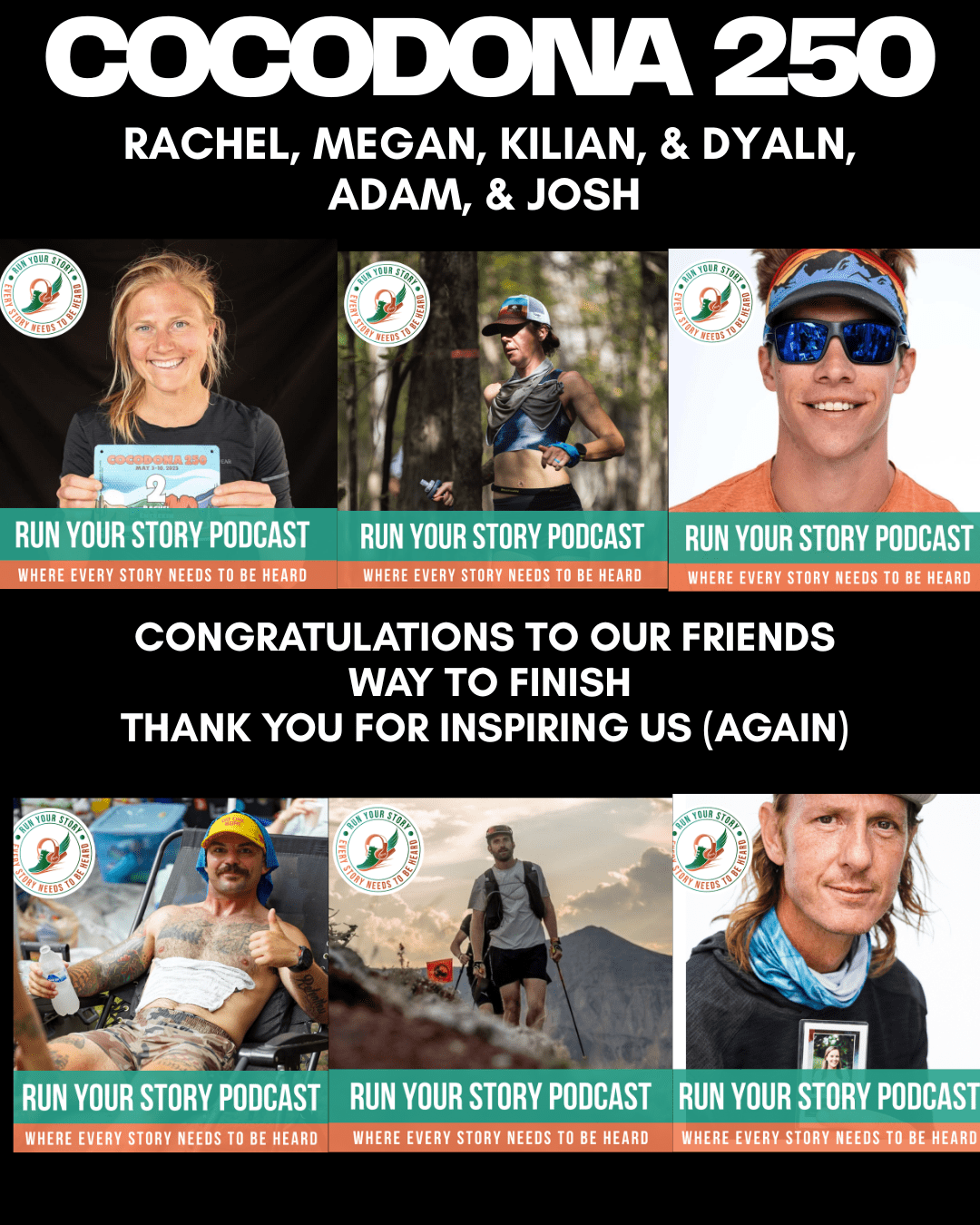 Cheering on our friends at Cocodona 250