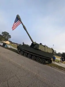 Tank with American Flag